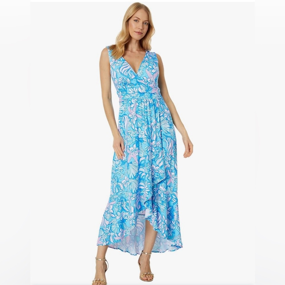 Lilly Pulitzer Moana Maxi Dress in Amalfi Blue
Sound The Sirens, Size M, NWT - Picture 13 of 13